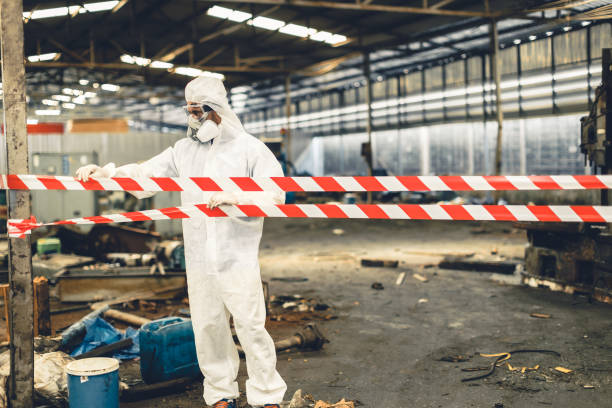 Professional Crime Scene Cleanup technician working in Ohiowa, NE